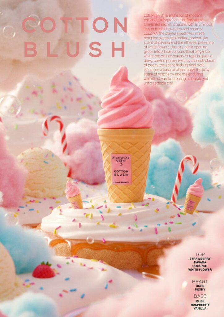 Arabiyat Sugar Cotton Blush Eau de Parfum (EDP) 100 ml - Image 3